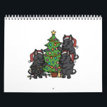 Scottish Terrier Christmas Tree Calendar<br><div class="desc">This Scottish Terrier Christmas Tree design makes a great gift for a Scottish Terrier owner. It features a Scottie dog illustration.</div>