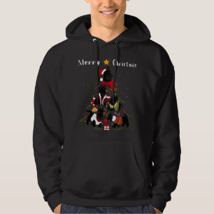 Scottish Terrier Christmas Tree Xmas Dog Lover Hoodie