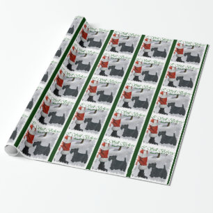 Scottish Terrier Christmas Wrapping Paper