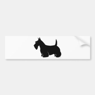 Scottish Terrier Classic Silhouette Bumper Sticker