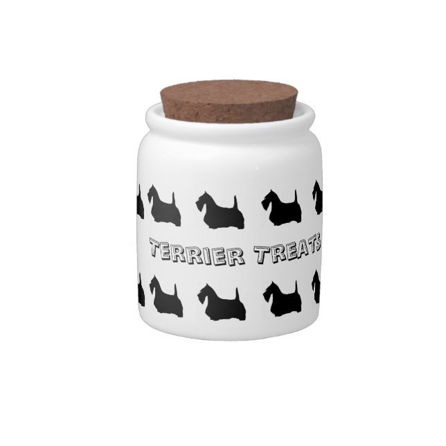 Scottish Terrier Cookie Jar (Right)