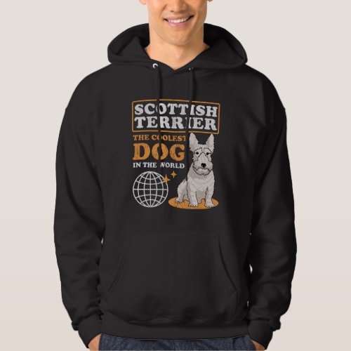 Scottish Terrier Coolest Dog Scottie Hoodie