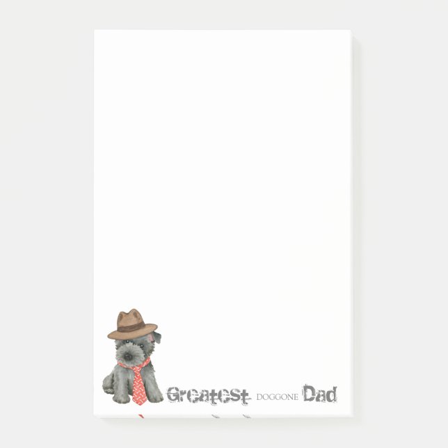 Scottish Terrier Dad Notes (Front)