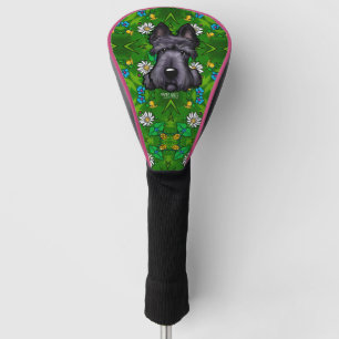 Scottish Terrier Daisy Golf Head Cover