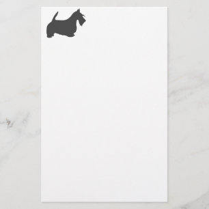 scottish terrier dk grey silhouette.png stationery