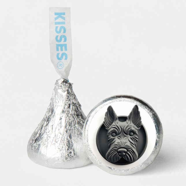 Scottish Terrier Dog 3D Inspired Hershey®'s Kisses® (Front)