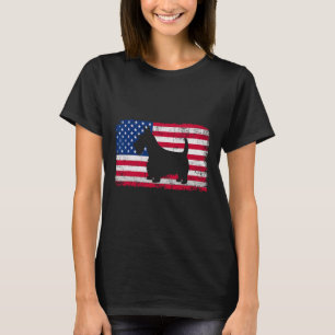 Scottish Terrier Dog 4th Of July Patriotic America T-Shirt