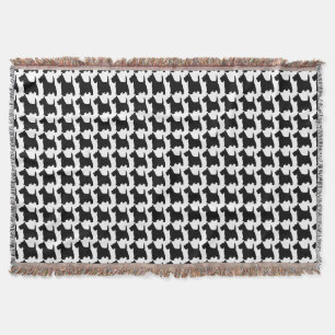 Scottish Terrier Dog Animal Pattern Throw Blanket