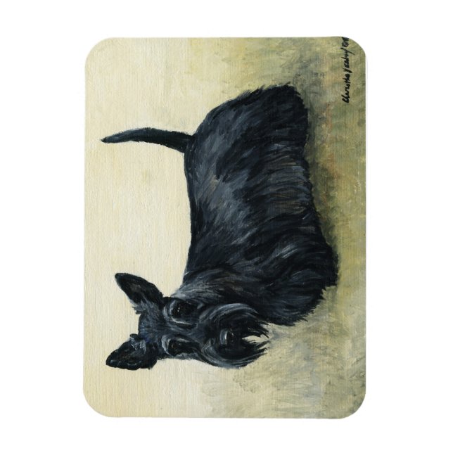 Scottish Terrier Dog Art Magnet (Vertical)