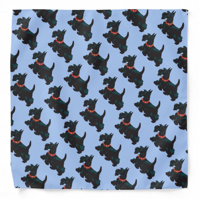 scottish terrier dog bandana (Front)