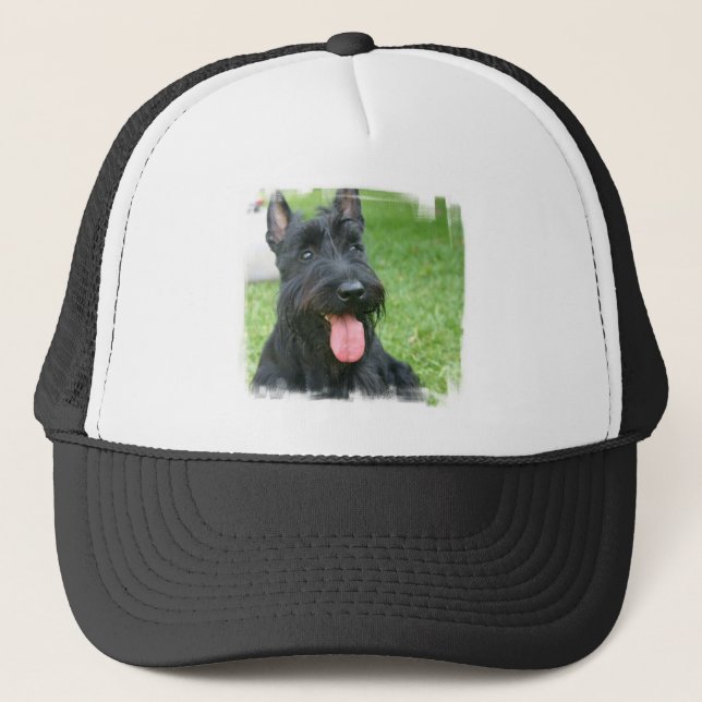 Scottish Terrier Dog Baseball Hat (Front)