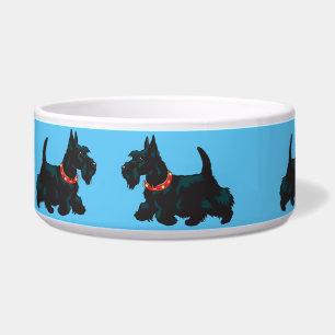 scottish terrier dog bowl
