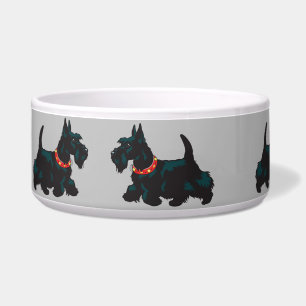 scottish terrier dog bowl