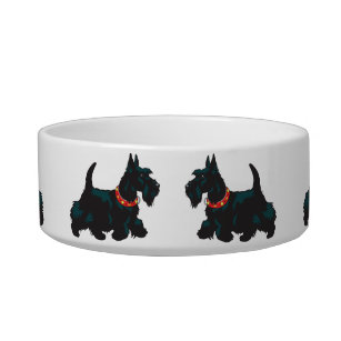 scottish terrier dog bowl