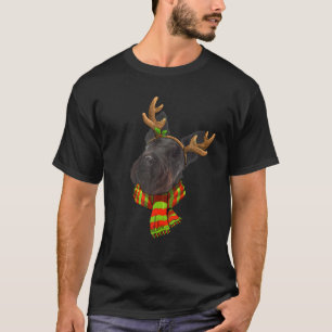 Scottish Terrier Dog Christmas Reindeer Christmas T-Shirt