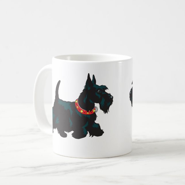 scottish terrier dog coffee mug (Front Left)