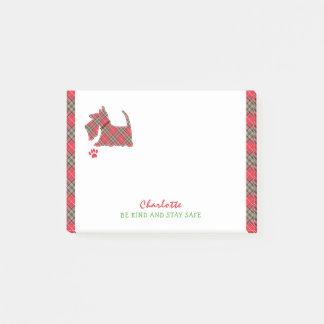 Scottish Terrier Dog Cute Personalized Post-it Notes