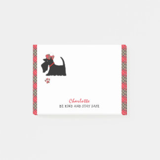 Scottish Terrier Dog Cute Personalized Post-it Notes