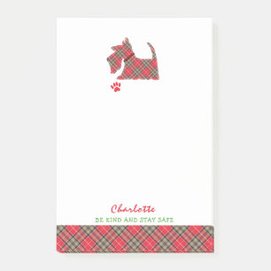 Scottish Terrier Dog Cute Personalized Post-it Notes