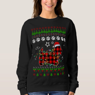 Scottish Terrier Dog Funny Xmas Ugly Sweater Chris