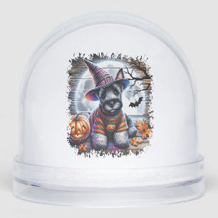 Scottish Terrier Dog Halloween Snow Globe