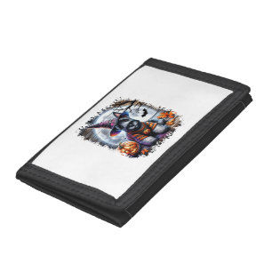 Scottish Terrier Dog Halloween Tri-fold Wallet