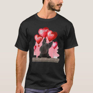 Scottish Terrier Dog Happy Valentines Day Pet Dog T-Shirt