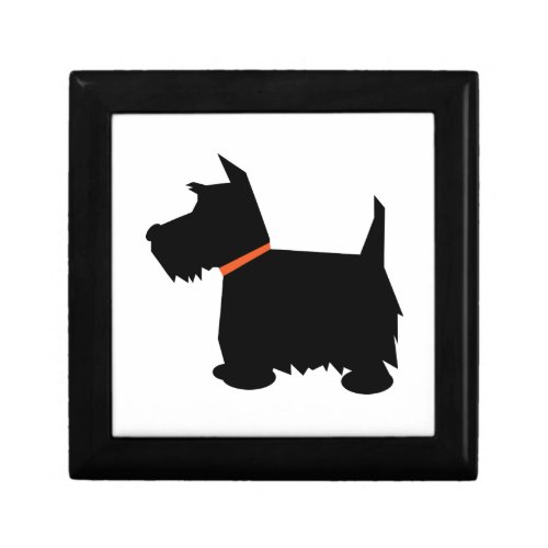 Scottish Terrier dog jewelry box trinket box