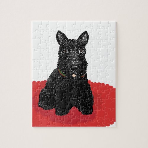 Scottish Terrier Dog Jigsaw Puzzle