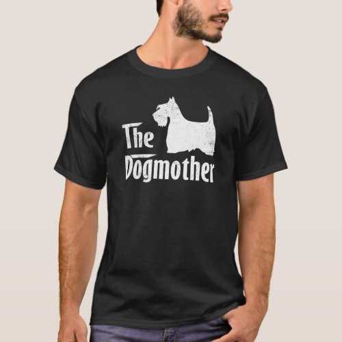 Scottish Terrier   Dog Mom Mothers Day T_Shirt