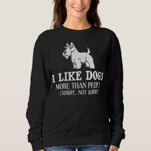 Scottish Terrier Dog Puppies Owner Lover Sweatshirt