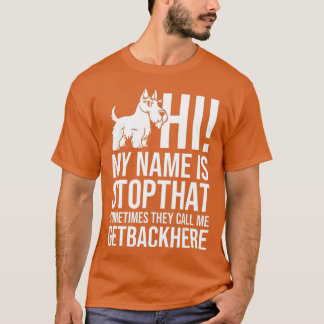 Scottish Terrier Dog Puppies Owner Lover T-Shirt