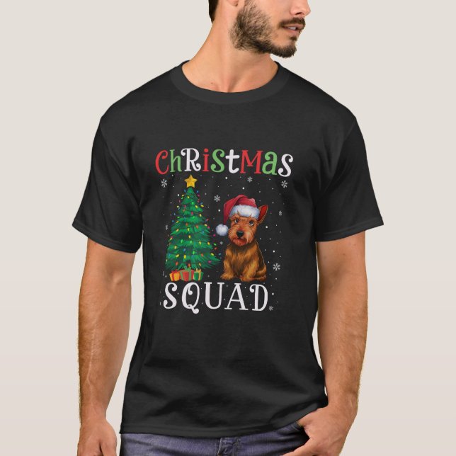 Scottish Terrier Dog Squad Boys Girls Christmas Tr T-Shirt (Front)