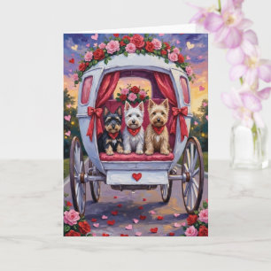 Scottish Terrier Dog Valentine's Day  Card