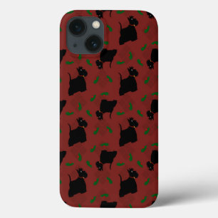 Scottish Terrier Dogs and Tam O'Shanter iPhone 13 Case