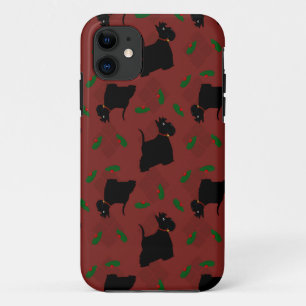 Scottish Terrier Dogs and Tam O'Shanter iPhone 11 Case