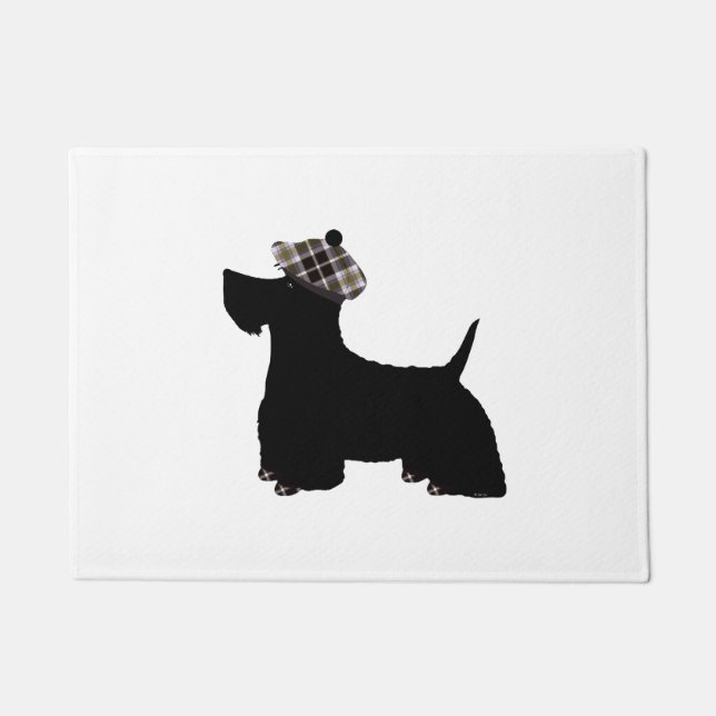 Scottish Terrier Doormat (Front)