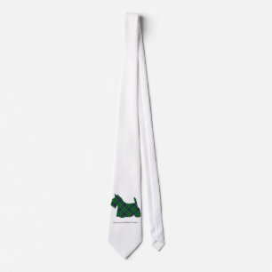 Scottish Terrier Duncan Tartan Neck Tie