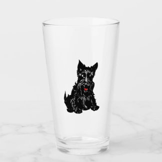 Scottish Terrier Glass