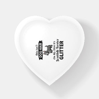 Scottish Terrier Glitter Funny Dog Lover Design_1 Paperweight