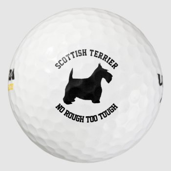 Scottish Terrier Golf Balls by WRAPPED_TOO_TIGHT at Zazzle
