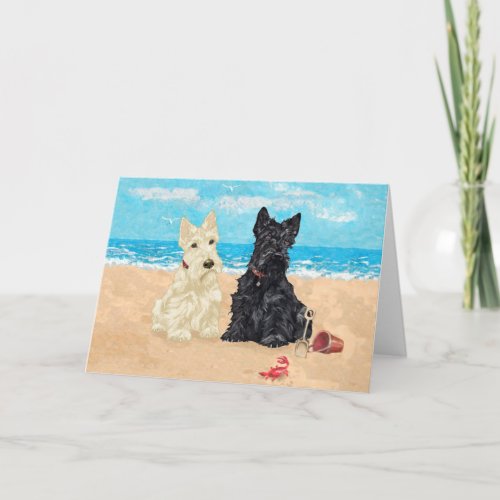 Scottish Terrier Greeting Card