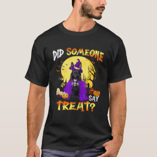 Scottish Terrier Halloween Did Someone Say Treat T-Shirt
