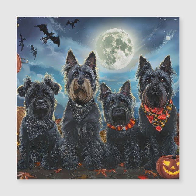 Scottish Terrier Halloween Spooky (Front)