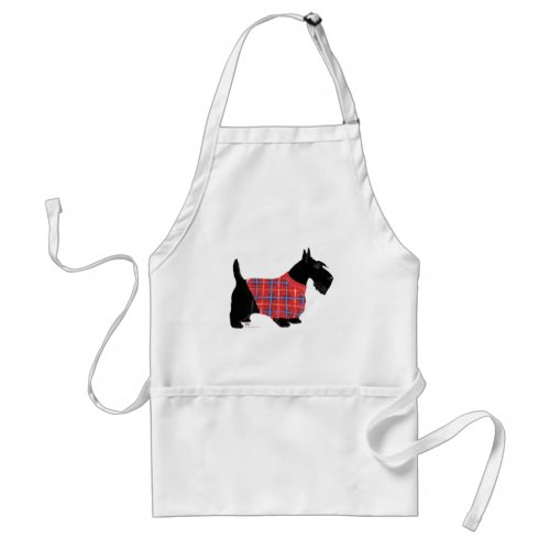 Scottish Terrier in a Sweater Adult Apron