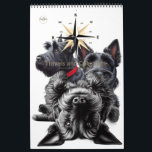 SCOTTISH TERRIER in Calendar<br><div class="desc">This drawing was created by #LeoPepeDesign with the help of artificial intelligence. Below are Wikipedia quotes about this dog: The Scottish Terrier (Scottish Gaelic: Abhag Albannach; also known as the Aberdeen Terrier), popularly called the Scottie, is a breed of dog. Initially one of the highland breeds of terrier that were...</div>