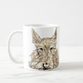 Scottish Terrier in Wheaten Coffee Mug (Left)