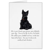 Scottish Terrier Keepsake - FEMALE (Front)