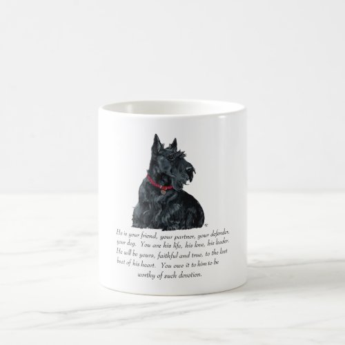 Scottish Terrier Keepsake _ MALE Dog Coffee Mug