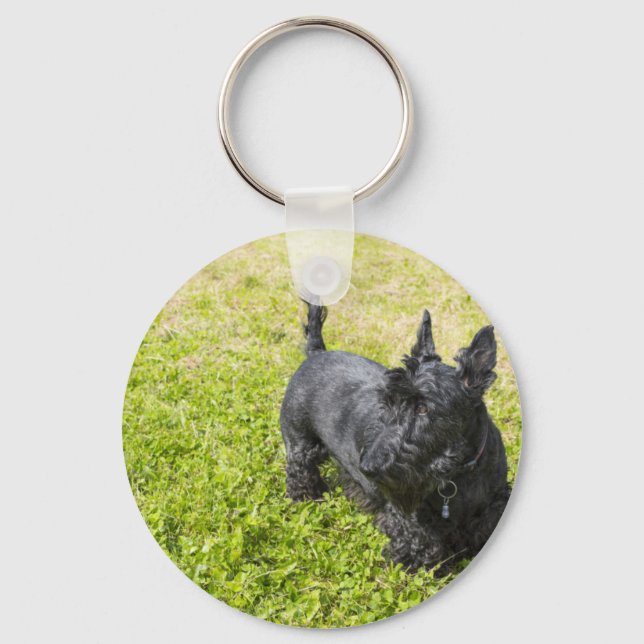 Scottish Terrier Keychain (Front)
